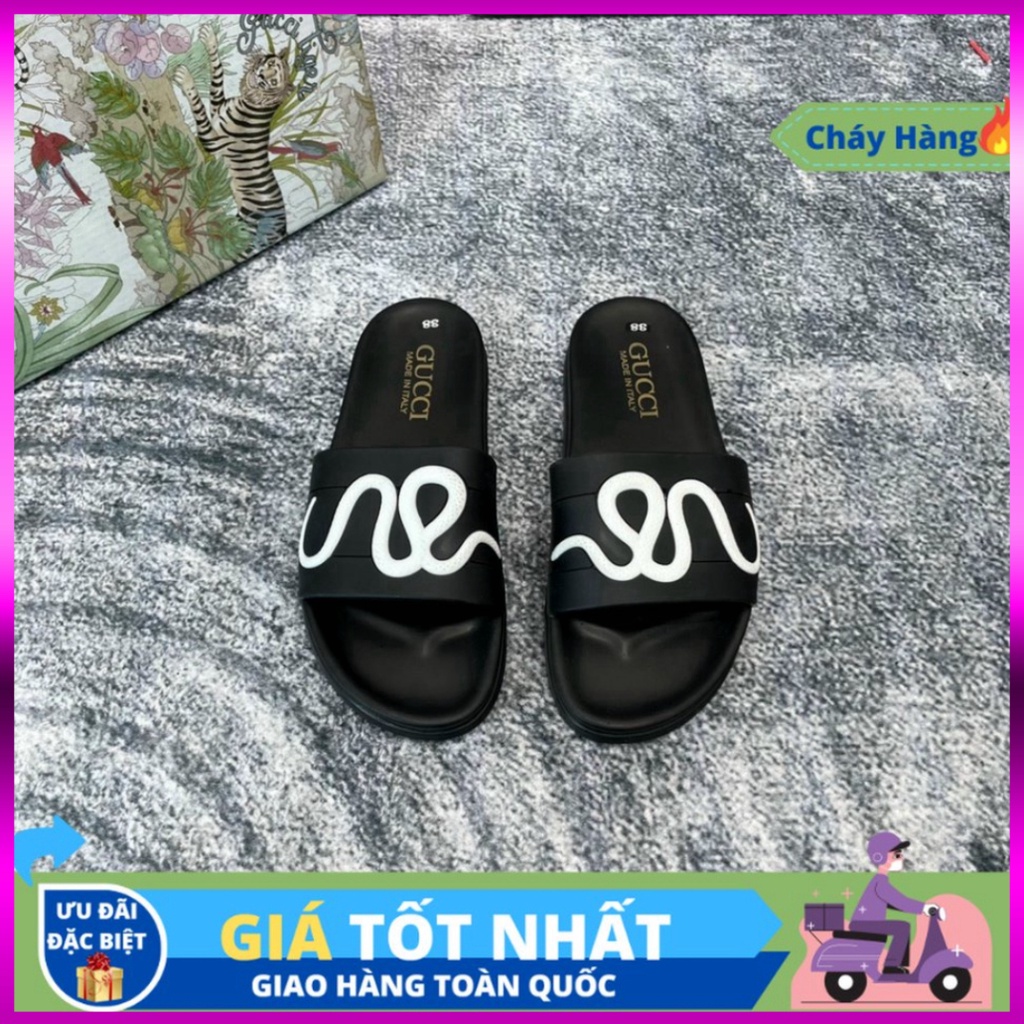 Dép Nam Gucci nam, nữ hình rắn ( đế cao su đúc bền đép đi êm chân ) mẫu hot 2023 Vip | BigBuy360 - bigbuy360.vn