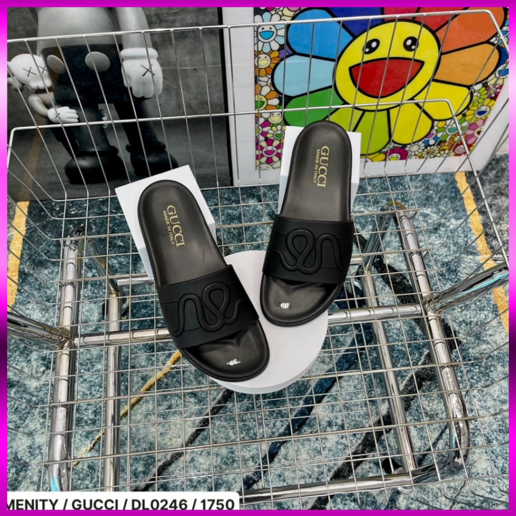 Dép Nam Gucci nam, nữ hình rắn ( đế cao su đúc bền đép đi êm chân ) mẫu hot 2023 Vip | BigBuy360 - bigbuy360.vn