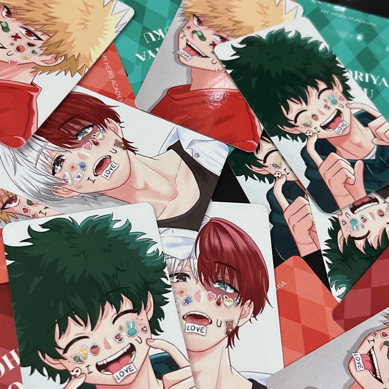 Card artist  My Hero Academia Izuku Shoto Bakugo
