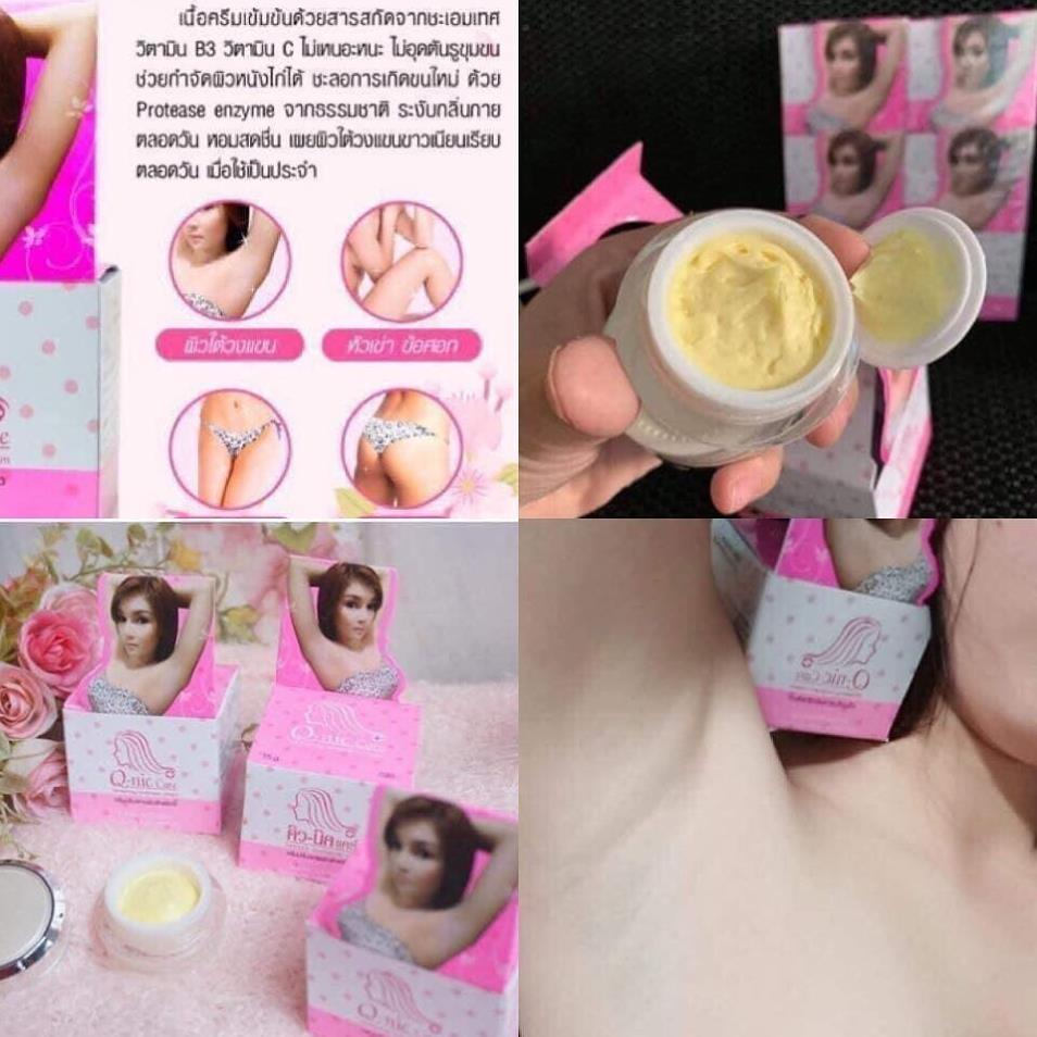Kem Giảm Thâm Nách , Thâm Mông , Đầu Gối, Khuỷu Tay Q-NIC CARE- 15Gr, Chính Hãng thái lan