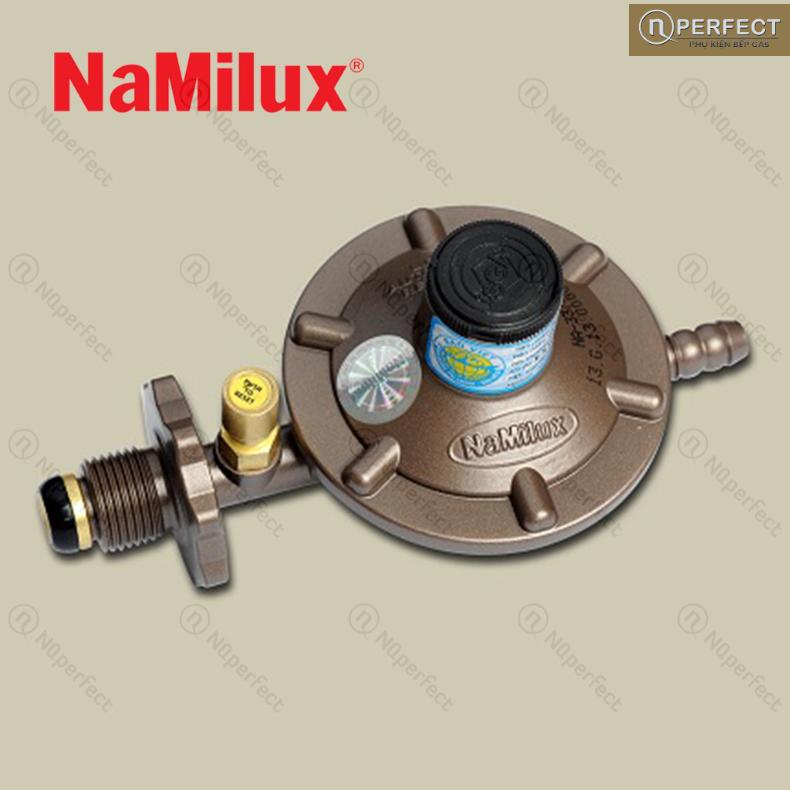 @phukienbepgas- Van bình gas xám điều áp ngắt gas tự động an toàn chính hãng Namilux NA-337S (răng ngoài)