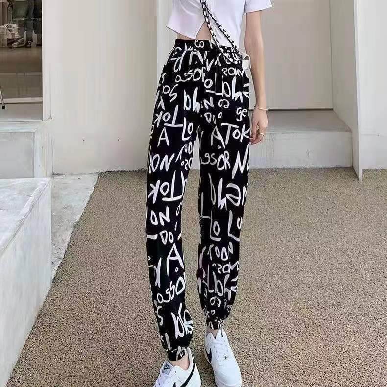 Quần Dài Dáng Rộng Bằng Lụa Tuyết Mát Mỏng Phong Cách Mới Cho Nữ