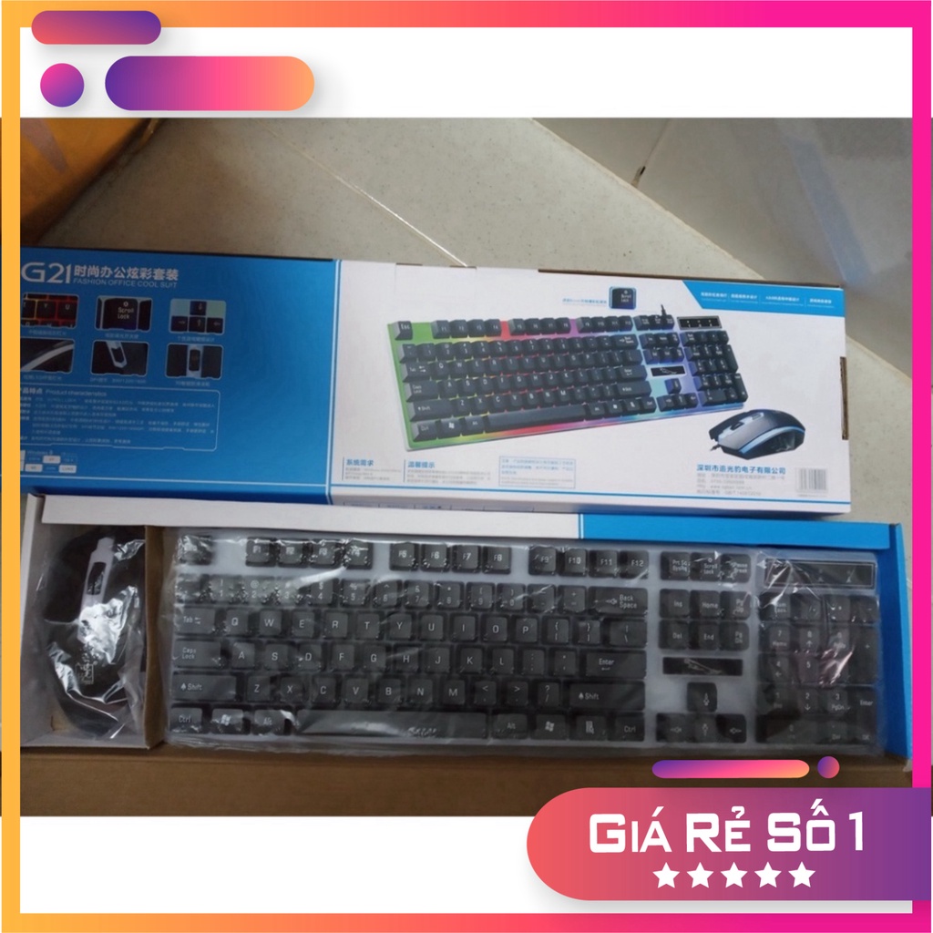 Bộ bàn phím gaming có dây kèm chuột máy tính g21 Rẻ nhất Shopee Đẹp | BigBuy360 - bigbuy360.vn