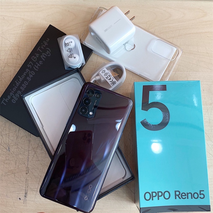 Điện thoại OPPO Reno 5 ( 8GB RAM/128GB ROM) - Hàng chính hãng - Bảo hành 12 tháng