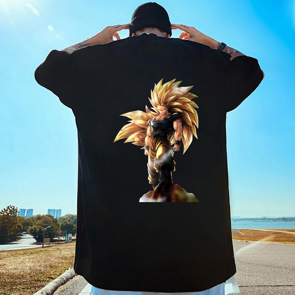 Áo Thun Songoku HAVANA Form Rộng In Hình Anime Dragon Ball Vải Cotton Nam Nữ Unisex Mã 03