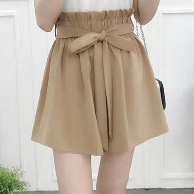 Quần Short Chữ a Lưng Cao Dáng Rộng Phong Cách Thời Trang Mới Mùa Hè Cho Nữ