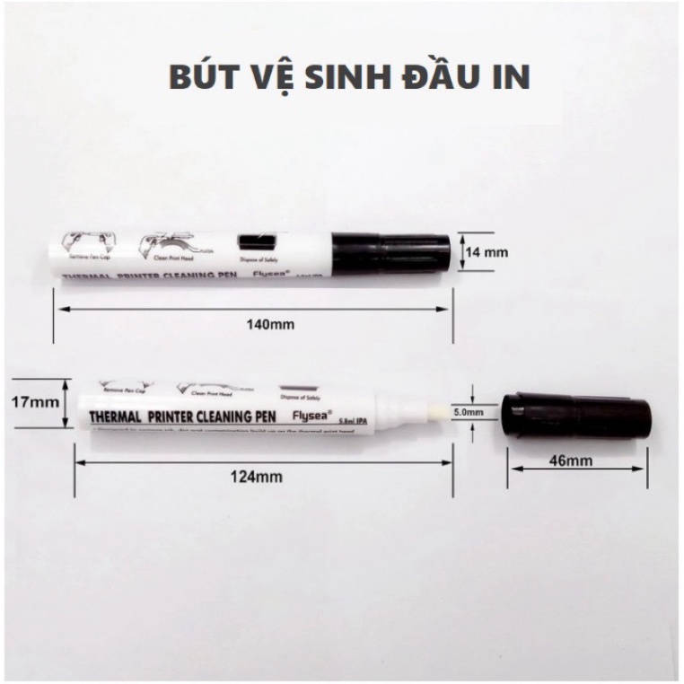 Bút vệ sinh đầu máy in nhiệt
