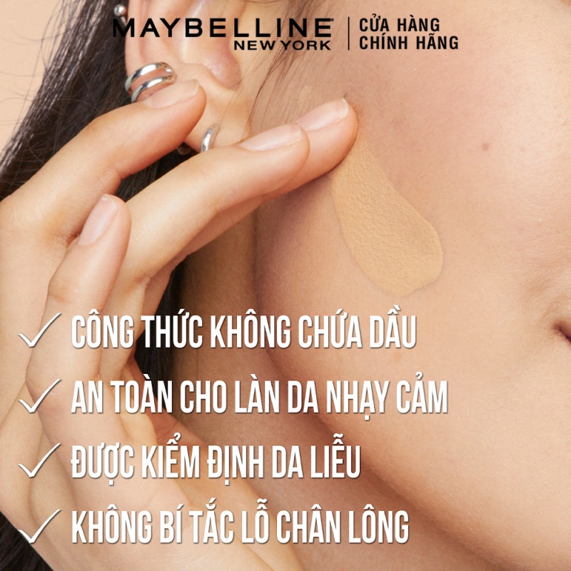 Bộ Trang Điểm Nền Kiềm Dầu Chống Nắng Mịn Lì Fit Me 30ml Maybelline New York (Kèm Mút Tán Nền) | BigBuy360 - bigbuy360.vn