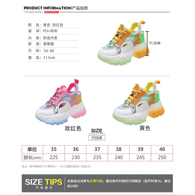 Giày Sandal Đế Xuồng Dày Dặn Thoáng Khí Phong Cách Thời Trang Mới 2023