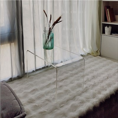 Bàn acrylic trong suốt, bàn thấp phong cách châu Âu, bàn trà cửa sổ nhà