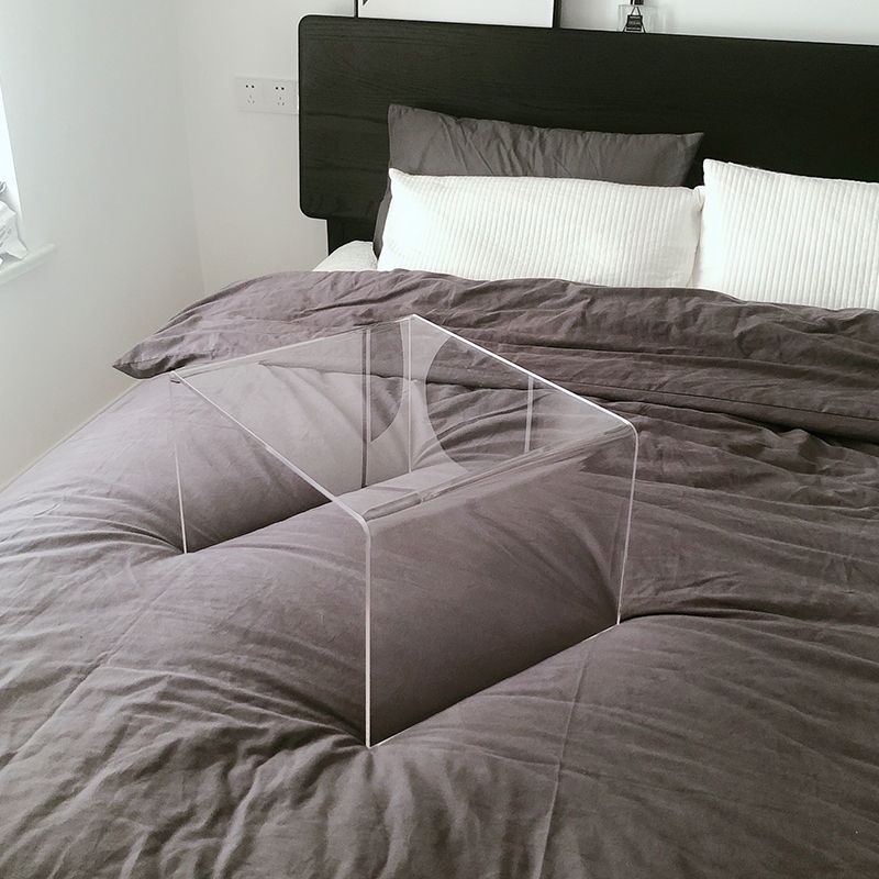 Bàn acrylic trong suốt, bàn thấp phong cách châu Âu, bàn trà cửa sổ nhà