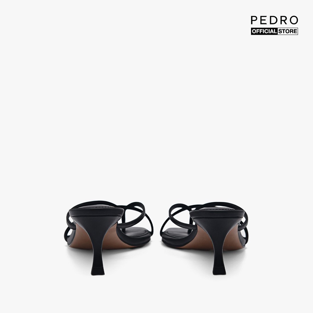 PEDRO - Giày mules cao gót nữ xỏ ngón mũi vuông thời trang PW1-26760049-01