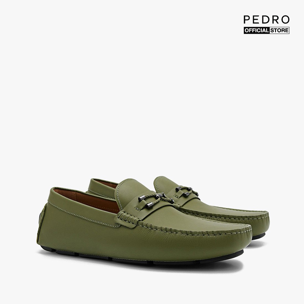 PEDRO - Giày lười nam da mũi vuông thanh lịch PM1-65980276-64