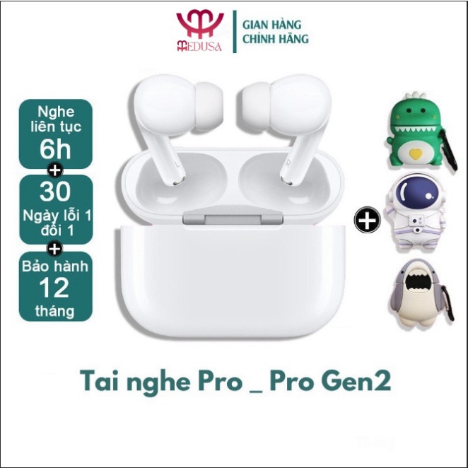Tai Nghe Bluetooth AP Cao Cấp, Pin trâu,Cảm ứng, Định vị, Đổi tên, Đàm thoại, dùng mọi loại máy phụ kiện MEDUSA