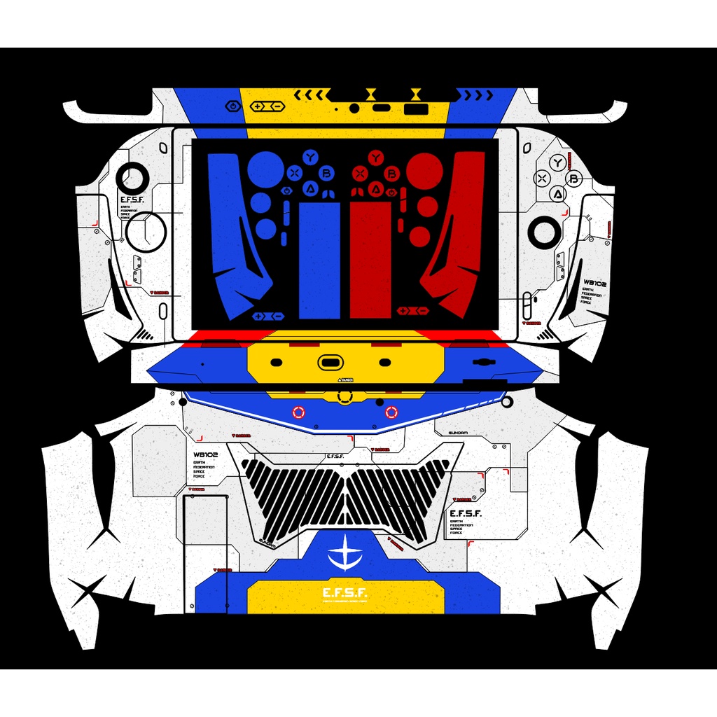 Skin dán AOKZOE A1 mẫu Gundam E.F.S.F.