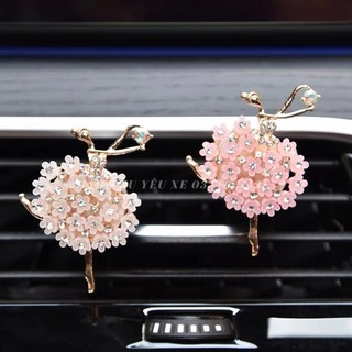 Sáp thơm ô tô hoa nhí siêu xinh gắn điều hòa xe hơi.