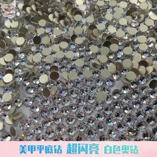 Phụ kiện trang trí móng tay mặt kính đá pha lê kim cương pha lê swarovski