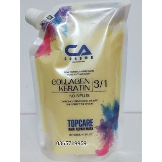 Hấp dầu dưỡng tóc ca canama collagen karatin 3 in 1