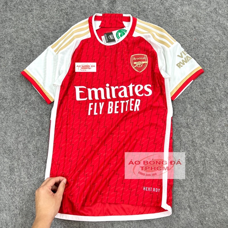 ARSENAL mùa 23/24 - Áo Bóng Đá bản PLAYER hàng Thái cao cấp - ARSENALđỏ đồng 23/24