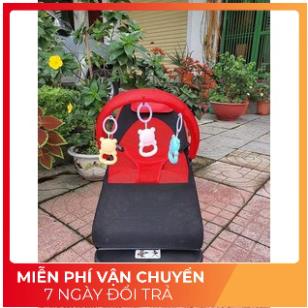 Cx GHẾ ĂN BỘT BẬP BÊNH KIÊM GIƯỜNG NẰM CÓ ĐỒ CHƠI DẠNG KỆ CHỮ A CHO BÉ xz