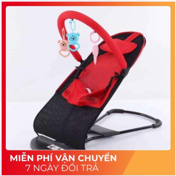 Cx GHẾ ĂN BỘT BẬP BÊNH KIÊM GIƯỜNG NẰM CÓ ĐỒ CHƠI DẠNG KỆ CHỮ A CHO BÉ xz