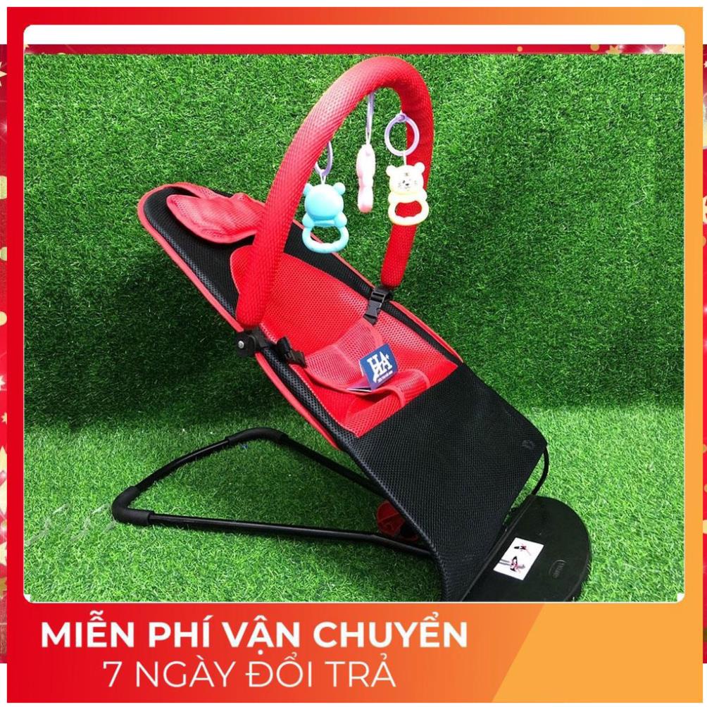 Cx GHẾ ĂN BỘT BẬP BÊNH KIÊM GIƯỜNG NẰM CÓ ĐỒ CHƠI DẠNG KỆ CHỮ A CHO BÉ xz