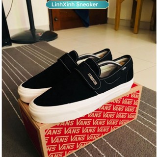 Giày thể theo Vans lười đen, giày thể thao nam nữ Full Box Bill.kali sneaker