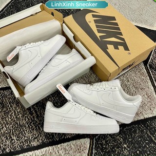 Giày_nike af1 trắng, giày_nike air force 1 full trắng cao cấp full size nam nữ -kali sneaker
