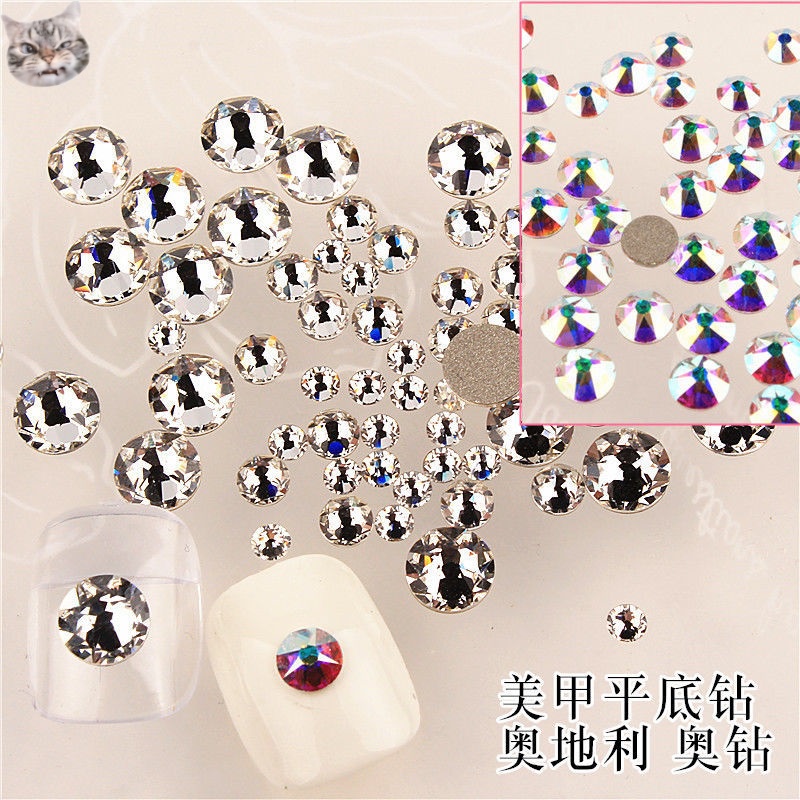 Phụ Kiện Đính Đá Trang Trí Móng Tay Cao Cấp Nhập Khẩu Swarovski
