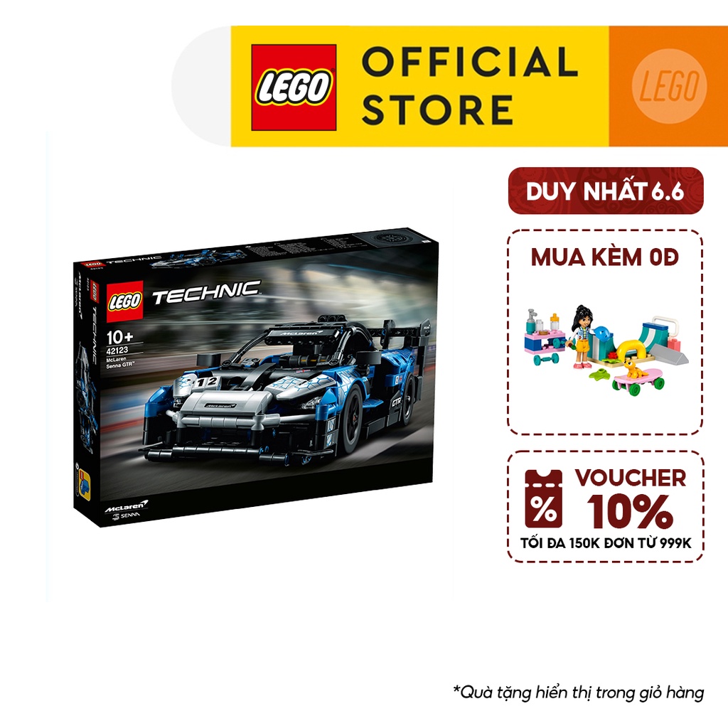 LEGO TECHNIC 42123 Siêu Xe Mclaren Sen GTR ( 830 Chi tiết)