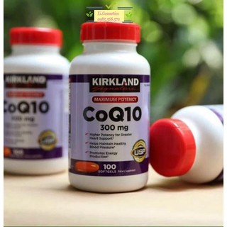 Viên uống bổ tim Kirkland Signature CoQ10 300mg giúp bổ tim mạch của Mỹ 100 viên
