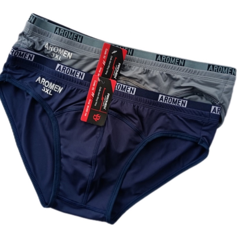 COMBO 5 Quần Lót Nam AROMEN Thun Lạnh Co Giãn 4 Chiều Thấm Hút Mồ Hôi Cực Tốt