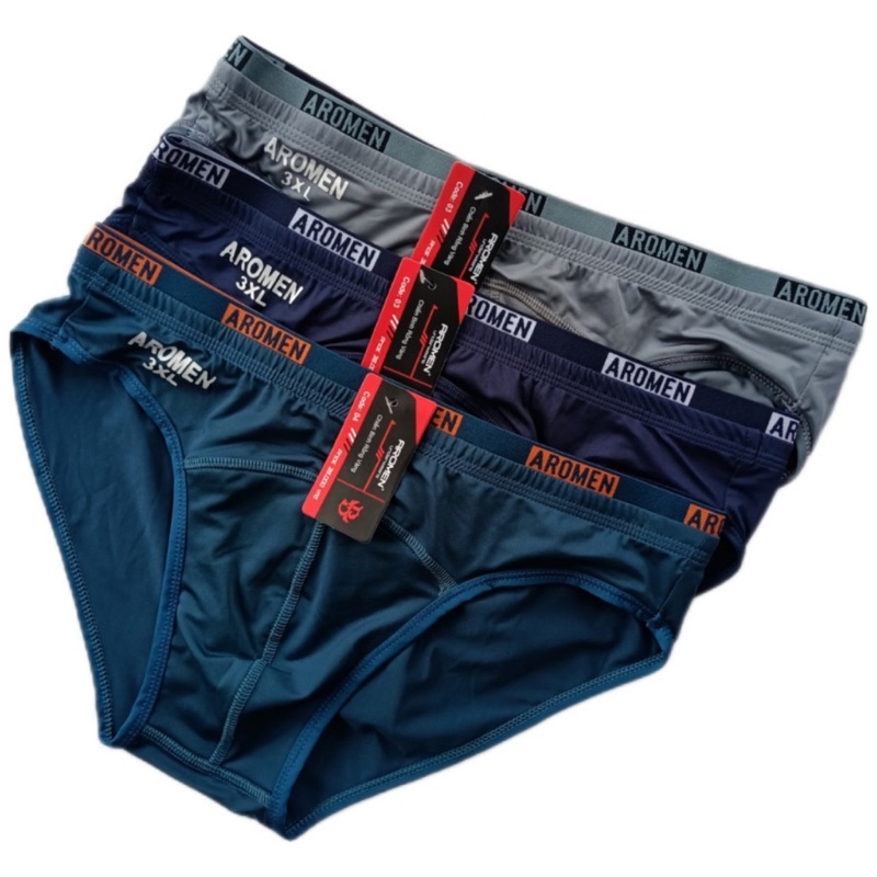 COMBO 5 Quần Lót Nam AROMEN Thun Lạnh Co Giãn 4 Chiều Thấm Hút Mồ Hôi Cực Tốt