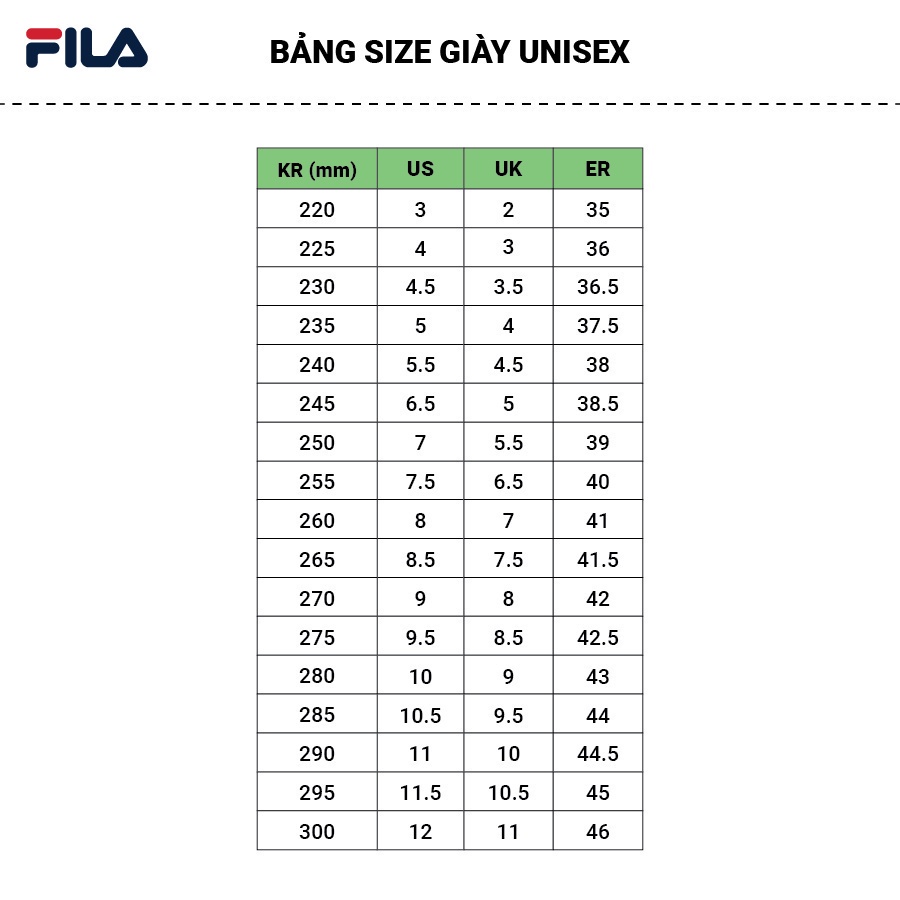 Giày sneaker unisex Fila Tiny Rumble - 1JM01825E-924
