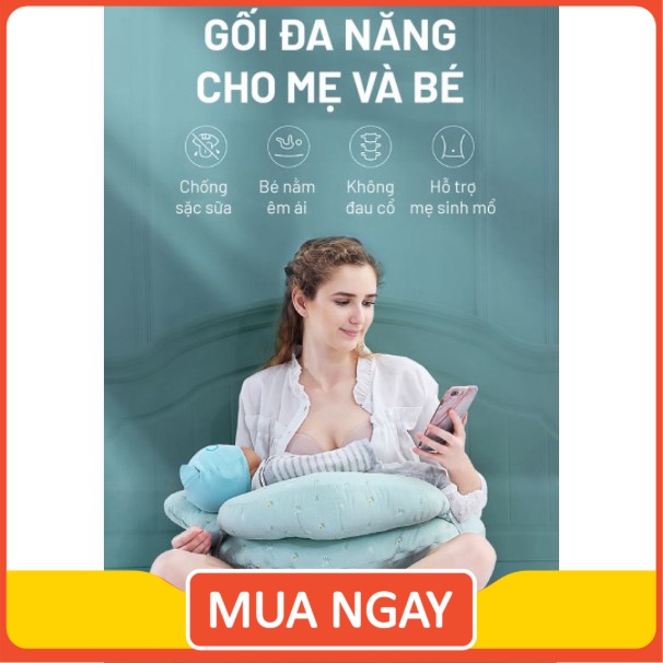 🔝 Gối Kê Bé Bú An Toàn Oeko-Tex 15 (Chứng chỉ STeP  Hohenstein) 🔝