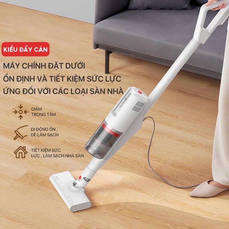 Máy hút bụi Deerma DX888 - máy hút bụi cầm tay có dây, thiết kế 3 trong 1
