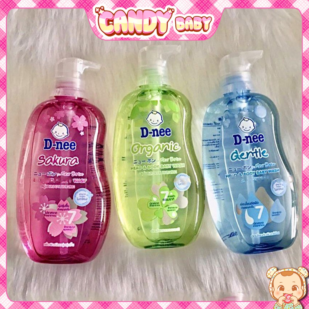 Sữa tắm gội toàn thân Dnee cho bé 380ml chính hãng Thái Lan