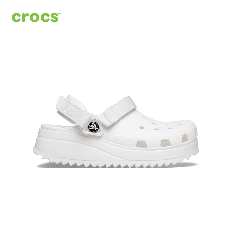 Giày lười unisex Crocs FW Classic Clog U Hiker Whi/Whi - 206772-143