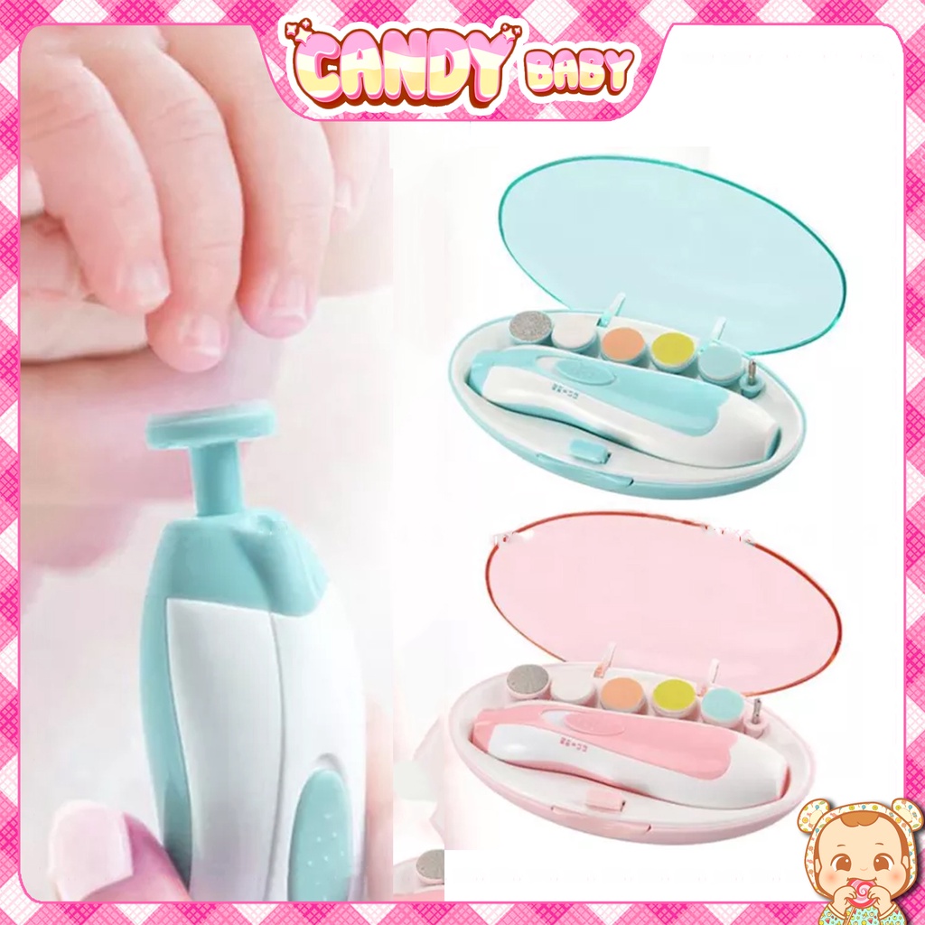Máy cắt móng tay điện đa năng cho bé [Tặng kèm pin AA]