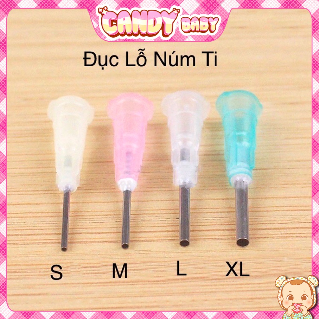 Dụng cụ chuyên dập lỗ, đục lỗ núm ti cho bé
