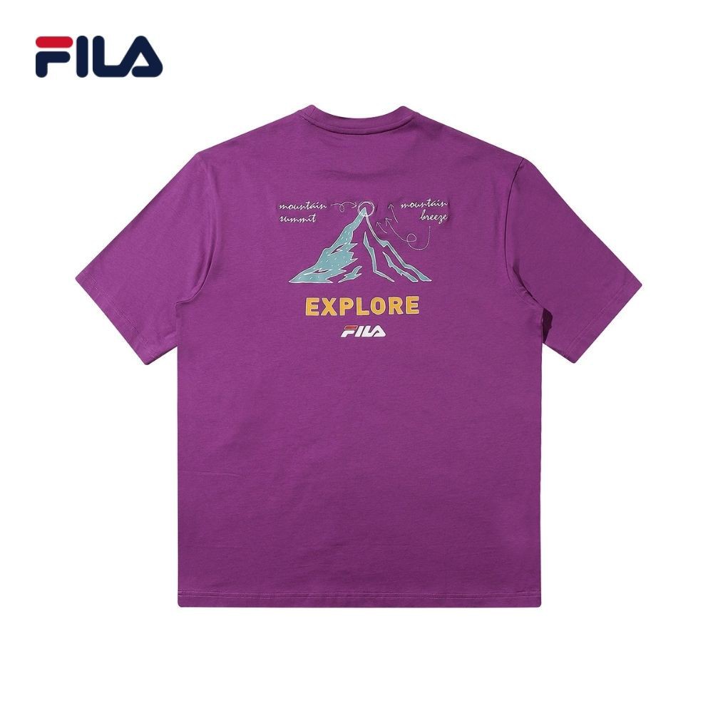 Áo thun tay ngắn unisex FILA Explore Mountain Graphic - FS2RSD2E04X-RPU