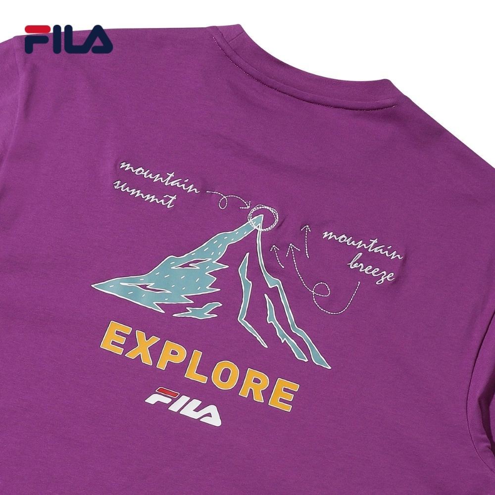 Áo thun tay ngắn unisex FILA Explore Mountain Graphic - FS2RSD2E04X-RPU