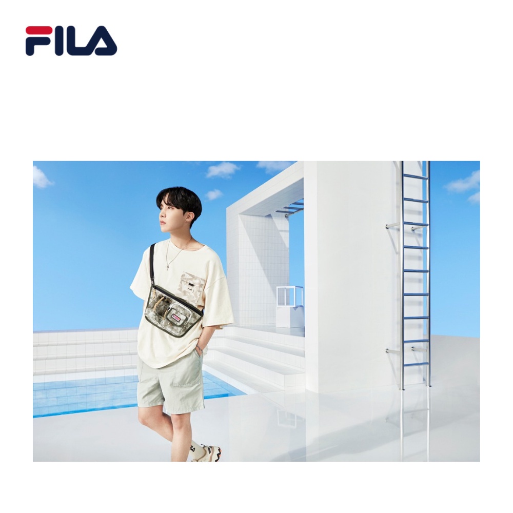 Áo thun tay ngắn unisex Fila Explore Woven Patch - FS2RSD2E02X-LSA XOA