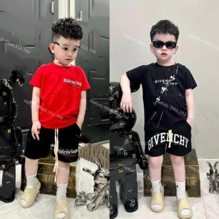 Set bộ quần áo cotton cho bé - bộ thun cho bé hình blainciaal chất cotton 100%