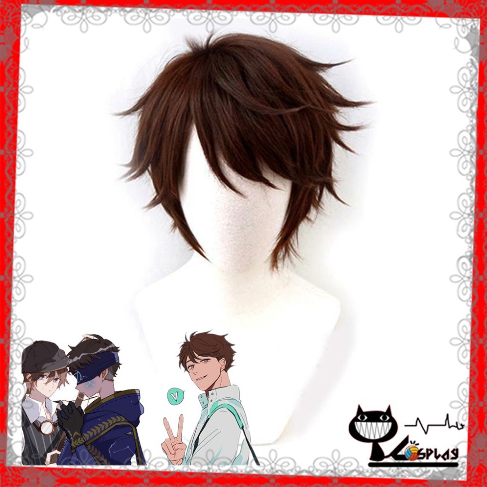 [sẵn] Wig/tóc giả cosplay Oikawa Tooru - Haikyuu màu nâu đen [Miu Cosplay 03]