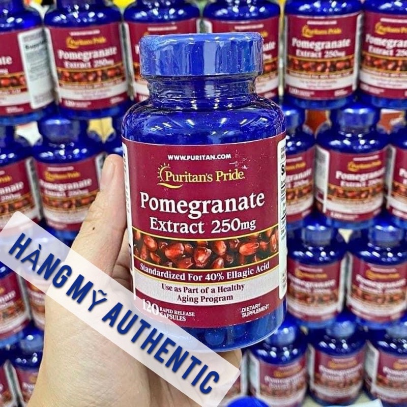 Viên uống chóng Nắng Lựu Puritan’s Pide Extract 250mg