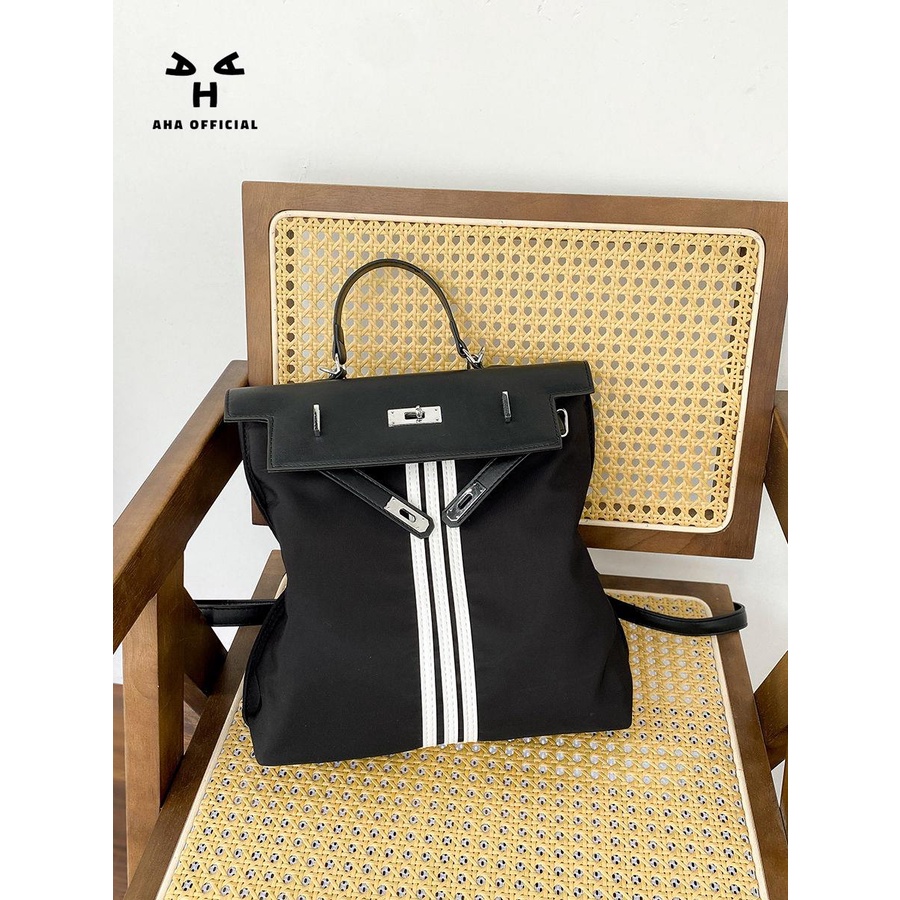 Ba Lô Vải Canvas Cỡ Lớn Đa Năng Phong Cách Mới Cho Nữ