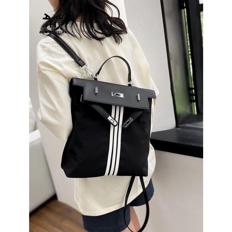 Ba Lô Vải Canvas Cỡ Lớn Đa Năng Phong Cách Mới Cho Nữ