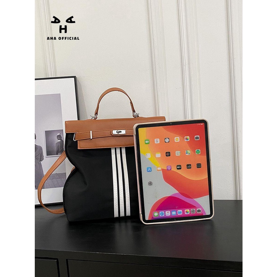 Ba Lô Vải Canvas Cỡ Lớn Đa Năng Phong Cách Mới Cho Nữ