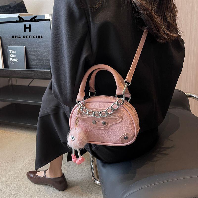 Túi Xách Đeo Vai Hình Vuông Cỡ Nhỏ Phối Dây Đeo Sợi Xích Phong Cách Phương Tây Thời Trang Cao Cấp Cho